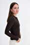 Polo Collar Gathered Blouse B06045 - 4