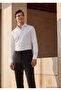 White Striped Regular Fit Long Woven Classic 100% Cotton Shirt - 2