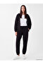 Two Mt Shop Quality Lcw Everyday Black Women's Thick Jogger Sweatpants