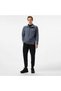 Plain Light Navy Blue Men's Fleece Sweatshirt Hh..12001_Helly Hansen Mount Polar - 3
