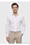 White Striped Regular Fit Long Woven Classic 100% Cotton Shirt - 3