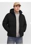 Men's Coat Inflatable Hooded Zippered Pocketed Padded Winter Puffer Jacket with Chest Pocket Detail Regular Fit 12299459 - 4