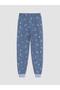 Patterned Boys' Pajama Set (W6) - 5