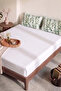 White Eucalyptus Double Elastic Bed Sheet Set 160X200 cm - 3 Pieces - 7