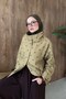 Polka Dot Trench Coat Oil Green - 4