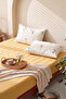 Yellow Bella Double Elastic Bed Sheet Set 160X200 cm - 3 Pieces - 7