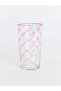 Lcw Home Pink Bow Patterned Glass Cup 550 ml - 3