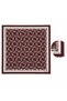 Choose Your Style Burgundy Ivy Patterned Lace Embroidery Cut Scarf / Bandana 70 X 70 cm - 5
