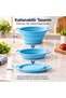 Flow Collapsible Food Grade Silicone Strainer, Bpa-Free Sgs & Fda Approved 100% Platinum Silicone, Food Grade, Odor and Stain Resistant, Food Grade, Double Handle Kitchen Strainer, Lm0018/12 - 6