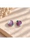 Handmade Murano Purple Onion Beads (2 Pieces)