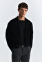 Crop Fit Faux Suede Jacket