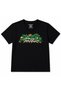 Saudi Crown Street Art Green & Gold Graphic Kids T-Shirt