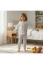 Boy's Cotton Elephant Giraffe Bear Animal Character Printed Long Sleeve 2-Piece Set Cb1083 - 4