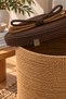 Christmas Wicker Rope Decorative 40X36 Wicker Rope Basket with Lid Mesh Rope Basket Organizer Storage Box Home Office Kitchen Bathroom Bedroom Multipurpose - 3