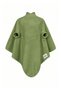 6 Months-6 Years Long Sleeve Baby Feeding Bib, Children's Activity Bib, Cotton, Liquid-Proof Inner Layer Towel Baby Feeding Bib - Green