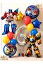 Transformers Bumblebee & Optimus Prime Balloon Set 6 Years Old - 13 Piece Birthday Balloon Set