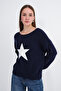 Star Patterned Knitwear Sweater K3482 - 3