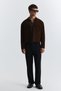 Crop Fit Faux Suede Jacket - 4
