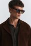 Crop Fit Faux Suede Jacket - 5