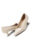 Women's Short Heeled Crocodile Leather Patterned Evening Dress Shoes Heeled Shoes Stiletto - 3