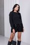 Crew Neck Lace Bowknot Sweater - 3