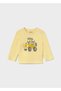 Baby Boy Printed Long Sleeve T-Shirt Yellow 2012