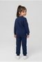 Girl's 3-Piece Set with Shawl and Furry Teddy Bear Inside, Suitable for Ages 2-5, Warm Winter Set with Top and Bottom. - 2