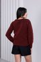 Crew Neck Lace Bowknot Sweater - 4