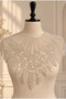 Stylish Collar with Stones [the Product Ends at the Shoulders, Does Not Turn Back]