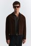 Crop Fit Faux Suede Jacket - 3