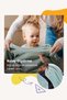 6 Months-6 Years Long Sleeve Baby Feeding Bib, Children's Activity Bib, Cotton, Liquid-Proof Inner Layer Towel Baby Feeding Bib - Love - 8