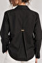 Comfortable Fit Women's Shirt with Back Pleat Detail |   Mkw1611591-1 - 4