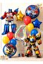 Transformers Bumblebee & Optimus Prime Balloon Set 4 Years Old - 13 Piece Birthday Balloon Set