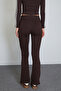 3 Threaded Non-Threaded Elastic Waist Flare Leggings - 8