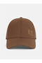 Brown La Embroidered Women's Cap Hat