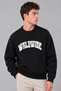 Oversize Wrlowıde Written Cotton Sweatshirt - 3
