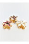 Mixed flower figured women's hair clip - 7