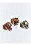 Mixed women's snap hair clip set - 3 piece - 8