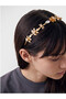 Women's Metal Crown Buckle with Mixed Flower Figures and Stone Decorations - 6