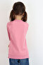 Girl's Sweatshirt with Cute Puppy Print and Bow, Printed Text, 3-8 Years Old, Dried Rose - 2
