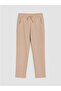 Beige Regular Fit 3 Thread Girls' Sweatpants