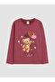 Esvab • Modern & Distinctive Zero Roba Collar Printed Girls' T-Shirt - 6
