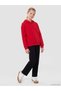 Black wide leg elastic waist girls' tracksuit bottoms - 7