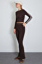 3 Threaded Non-Threaded Elastic Waist Flare Leggings - 4