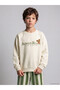 Beige Printed Boys' Tracksuit Set - 3