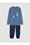 Indigo Crew Neck Boys' Pajama Set