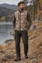 Men's Oak Patterned Hunting Vest – Zippered Multi-Pocket Outdoor Camouflage Vest - 2