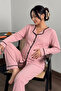Elisa Soft Elegance Soft Buttoned Adjustable Waist Maternity Pajama Set