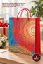 4 Pieces of Cardboard Bags with Drawstrings – Large Size 26X32 cm Cardboard Shopper, Shopping and Gift Use, Recyclable Paper Bag