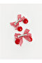 Mixed Cherry Figured Gingham Patterned 2-Piece Buckle - 7